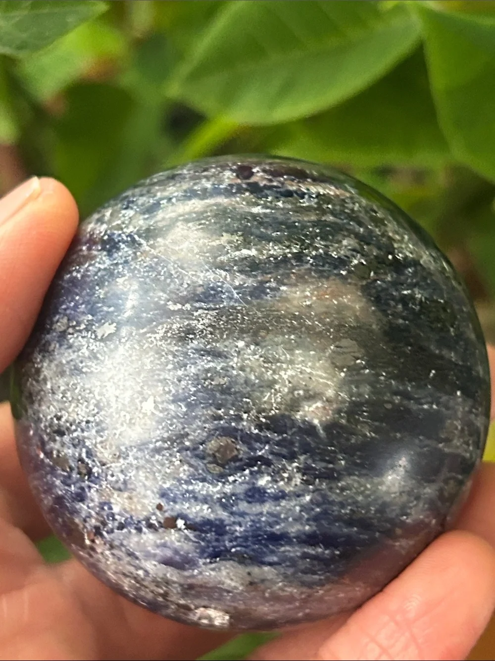 💎 Polished Sodalite Crystal Sphere 56mm